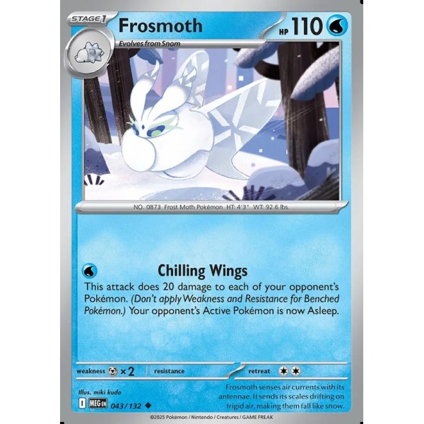 Frosmoth - MEG-043 (Uncommon)