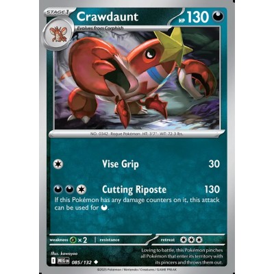 Crawdaunt - MEG | Pokémon TCG