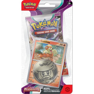 Paldea Evolved Single Pack Blister (Growlithe) | Icehawk Collectibles