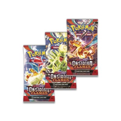 Obsidian Flames 3 Pack Blister (Houndstone) | Icehawk Collectibles