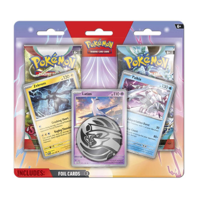 Scarlet & Violet 2 Pack Blister (Latios, Zekrom, and Palkia) | Icehawk Collectibles
