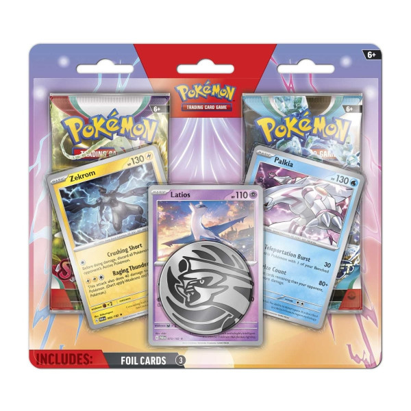 Scarlet & Violet 2 Pack Blister (Latios, Zekrom, and Palkia)