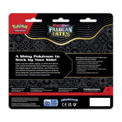 Paldean Fates Tech Sticker Collection (Shiny Fidough) | Icehawk Collectibles